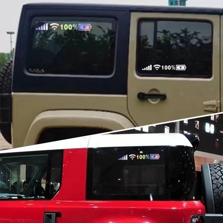 Miniatura 2 de SET X 2 DE STICKERS REFLECTIVOS BATERY C